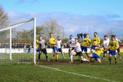Corsham Town (white) v Ascot United, FA Vase Semi Final, 1st April 2023
